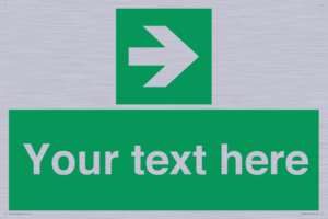 Custom Arrow Right Sign